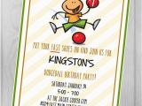 Dodgeball Birthday Party Invitations Custom Digital Printable Invitation Dodgeball Birthday