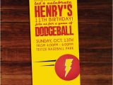 Dodgeball Birthday Party Invitations Dodgeball Invitations Set Of 12 by Polkaprints Cards