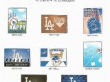 Dodgers Birthday Card Dodgers Day Pack Los Angeles Dodgers Day Pack Dodgers