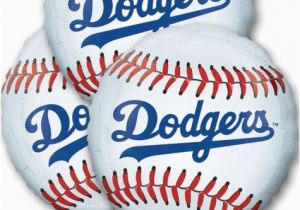 Dodgers Birthday Card Los Angeles Dodgers Balloons 18in 3ct Party City James