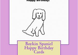 Does Barnes and Noble Have Birthday Cards Boykin Spaniel Happy Birthday Cards Do It Yourself by