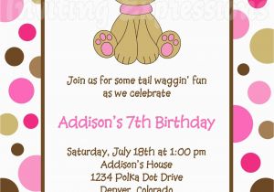 Dog Birthday Invites Birthday Invites Awesome 10 Puppy Birthday Invitations