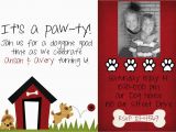 Dog Birthday Party Invitation Templates Dog Birthday Invitation