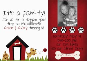 Dog Birthday Party Invitation Templates Dog Birthday Invitation