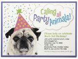 Dog Birthday Party Invitation Templates Dog Birthday Party Invitations Bagvania Invitations Ideas