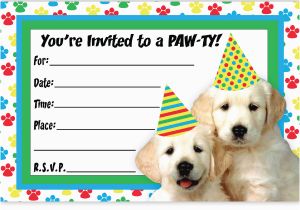 Dog Birthday Party Invitation Templates Party Invitation Templates Dog Party Invitations