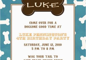 Dog themed Birthday Invitations Items Similar to Puppy Dog themed Birthday Invitation Diy