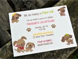 Dog themed Birthday Invitations Kids Puppy Dog Party Invitations Kids Birthday Party