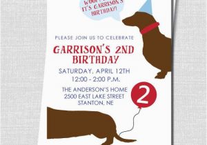 Dog themed Birthday Invitations Puppy Party Invitation Boy Dog themed by Katarinaspaperie