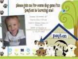 Dog themed Birthday Party Invitations Free Dog themed Birthday Party Invitations Template Free