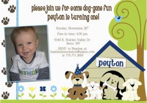 Dog themed Birthday Party Invitations Free Dog themed Birthday Party Invitations Template Free