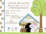 Dog themed Birthday Party Invitations Free Dog themed Birthday Party Invitations Template Free