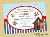 Dog themed Birthday Party Invitations Puppy Dog Birthday Invitations Best Party Ideas