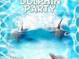 Dolphin Birthday Invitations Printable Free Kids Party Invitations Dolphin Party Invitation