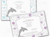 Dolphin Birthday Invitations Printable Items Similar to Dolphin Birthday Party Invitation Beach