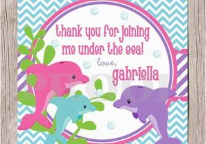 Dolphin Birthday Invitations Printable Pink Dolphin Birthday Party Invitation Pink and