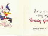 Donald Duck Birthday Card Donald Duck Birthday Card Collectors Weekly