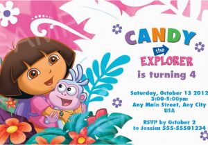 Dora Birthday Cards Free Printable Dora Invitation Printable Dora Birthday Invitation