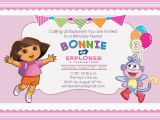 Dora Birthday Cards Free Printable Dora the Explorer Birthday Party Invitations Dolanpedia