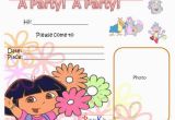 Dora Birthday Cards Free Printable Free Printable Birthday Party Invitation Dora
