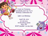 Dora Birthday Cards Free Printable Girls Dora the Explorer Printable Birthday Party Invitation