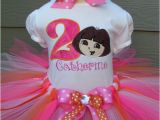 Dora Birthday Dresses Personalized Dora Baby Little Girls Birthday Tutu Outfit