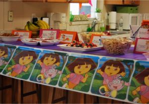 Dora Birthday Party Decorations Party Decoration and Birthday Cake In Dora Birthday Party