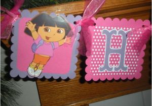 Dora Happy Birthday Banner Dora the Explorer Banner Dora Birthday Banner Dora Birthday