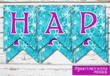Download A Happy Birthday Banner Instant Download Frozen Happy Birthday Banner