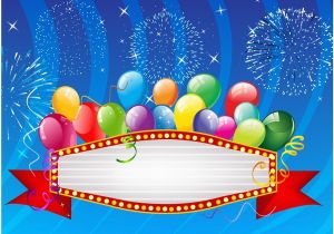 Download Happy Birthday Balloons Banner Balloons Banner Free Vector In Adobe Illustrator Ai Ai