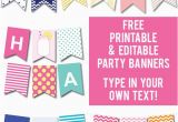 Download Printable Happy Birthday Banner Free Printable Editable Party Banners Tip Junkie