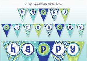 Download Printable Happy Birthday Banner Printable Pool Party Happy Birthday Banner Diy Print