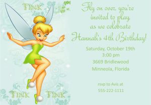 Download Tinkerbell Birthday Invitations Birthday Invitation Templates Tinkerbell Birthday