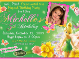 Download Tinkerbell Birthday Invitations Free Tinkerbell Template Invitation