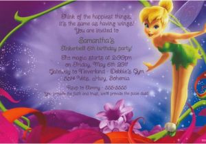 Download Tinkerbell Birthday Invitations Tinkerbell Birthday Invitation Free