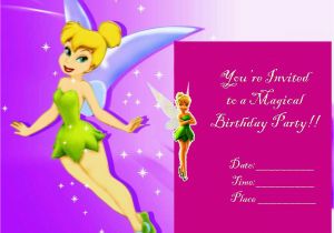 Download Tinkerbell Birthday Invitations Tinkerbell Printable Invitation Free