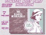 Downton Abbey Birthday Card Items Similar to Downton Abbey Party Invitation Card