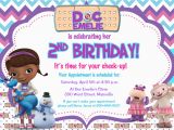 Dr Mcstuffins Birthday Invitations Doc Mcstuffins Birthday Party Invitation by Prettypaperpixels