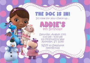 Dr Mcstuffins Birthday Invitations Tips for Choosing Doc Mcstuffins Birthday Invitations