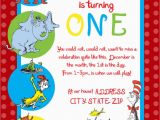 Dr Seuss 1st Birthday Decorations Dr Seuss First Birthday Party Invitation by Sdgraphicdesign