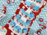 Dr Seuss 1st Birthday Decorations Kara 39 S Party Ideas Thing One Thing Two Dr Seuss Twins 1st