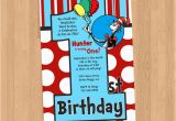 Dr Seuss 1st Birthday Invitations Dr Seuss 1st Birthday Invitation Diy Printable