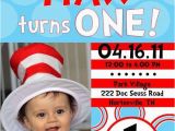 Dr Seuss 1st Birthday Invitations Dr Seuss 1st Birthday Invitations A Birthday Cake