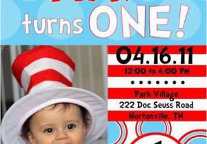 Dr Seuss 1st Birthday Invitations Dr Seuss 1st Birthday Invitations A Birthday Cake