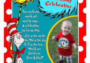 Dr Seuss 1st Birthday Invitations Modern Mommy Musthaves Our Dr Seuss 1st Birthday Party