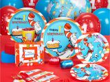 Dr Seuss 1st Birthday Party Decorations Dr Seuss 1st Birthday Standard Party Pack for 16 Ebay