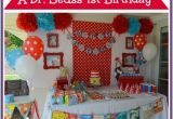 Dr Seuss 1st Birthday Party Decorations Dr Seuss Party theme Tiny oranges Oc Mom Blog