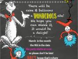 Dr Seuss 1st Birthday Party Invitations 25 5×7 Dr Seuss 1st Birthday Chalkboard by Paperielanedesigns
