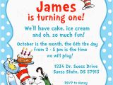 Dr Seuss 1st Birthday Party Invitations Dr Seuss Birthday Invitations Wording Free Invitation