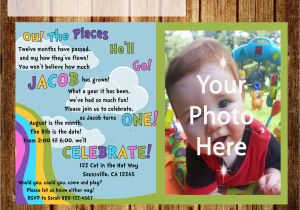 Dr Seuss 1st Birthday Party Invitations Dr Seuss First Birthday Invitations 5 5×8 5